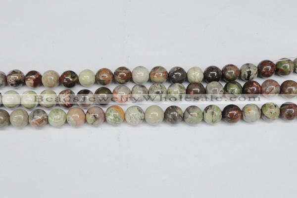 CAG7003 15.5 inches 10mm round ocean agate gemstone beads