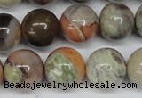 CAG7005 15.5 inches 14mm round ocean agate gemstone beads