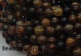 CAG702 15.5 inches 6mm round dragon veins agate beads wholesale