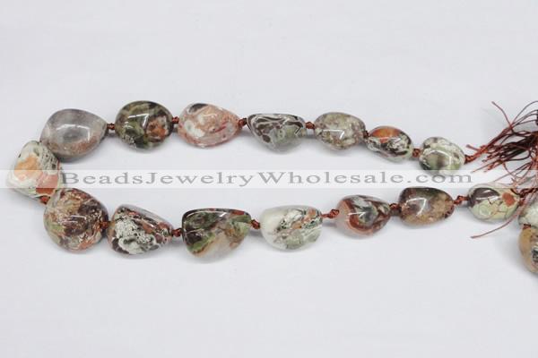 CAG7022 15.5 inches 18*25mm - 22*35mm nuggets ocean agate beads