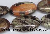 CAG7041 15.5 inches 20*30mm oval ocean agate gemstone beads