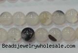 CAG7141 15.5 inches 6mm round Montana agate gemstone beads