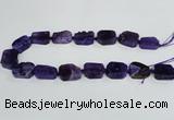 CAG7390 15.5 inches 15*20mm - 18*25mm freeform dragon veins agate beads