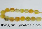 CAG7392 15.5 inches 22*25mm freeform dragon veins agate beads