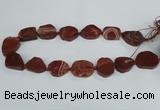 CAG7408 15.5 inches 20*25mm - 25*30mm freeform dragon veins agate beads