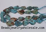 CAG7434 15.5 inches 20*30mm - 25*35mm freeform ocean agate beads