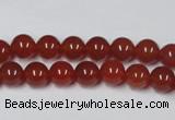 CAG7857 15.5 inches 6mm round red agate beads wholesale