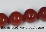 CAG7858 15.5 inches 20mm round red agate beads wholesale