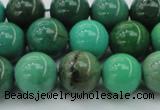 CAG7906 15.5 inches 12mm round grass agate beads wholesale