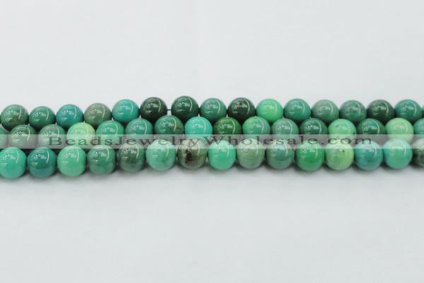 CAG7906 15.5 inches 12mm round grass agate beads wholesale