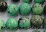 CAG7908 15.5 inches 18mm round grass agate beads wholesale