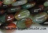 CAG795 15.5 inches 13*18mm oval rainbow agate gemstone beads