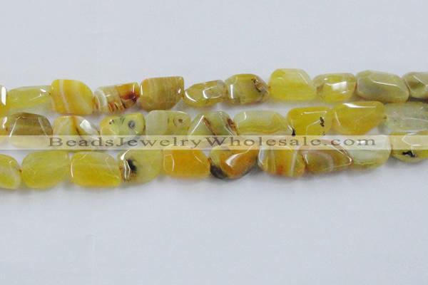 CAG8503 15.5 inches 15*20mm - 18*25mm freeform dragon veins agate beads