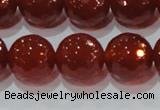 CAG8596 15.5 inches 18mm faceted round red agate gemstone beads