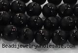 CAG8680 15.5 inches 6mm round matte tibetan agate gemstone beads