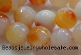 CAG869 15.5 inches 16mm faceted round agate gemstone beads