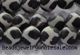 CAG8697 15.5 inches 10mm round matte tibetan agate gemstone beads