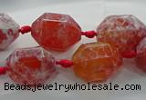 CAG9065 15.5 inches 15*20mm nuggets fire crackle agate beads