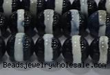 CAG9134 15.5 inches 10mm round tibetan agate beads wholesale