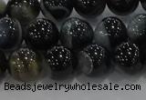 CAG9187 15.5 inches 10mm round line agate beads wholesale