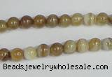 CAG936 16 inches 6mm round madagascar agate gemstone beads