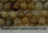 CAG9401 15.5 inches 6mm round ocean fossil agate beads wholesale