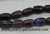 CAG9622 15.5 inches 8*12mm drum dragon veins agate beads wholesale