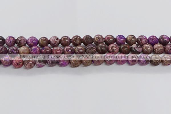 CAG9642 15.5 inches 10mm round ocean agate gemstone beads wholesale