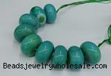 CAG9685 7.5 inches 20*35mm rondelle agate gemstone beads