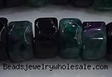 CAG9783 15.5 inches 8*16mm faceted rondelle agate gemstone beads