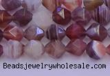 CAG9791 15.5 inches 6mm faceted nuggets botswana agate beads