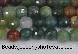 CAG9831 15.5 inches 6mm faceted round Indian agate beads