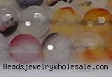 CAG9893 15.5 inches 12mm faceted round dendritic agate beads