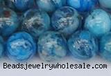 CAG9935 15.5 inches 12mm round blue crazy lace agate beads