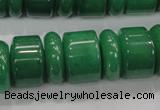 CAJ12 15.5 inches 6*18mm & 12*18mm rondelle green aventurine beads