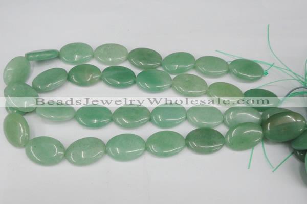 CAJ304 15.5 inches 18*25mm oval green aventurine jade beads