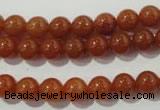 CAJ352 15.5 inches 8mm round red aventurine beads wholesale