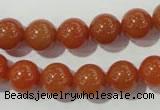 CAJ353 15.5 inches 10mm round red aventurine beads wholesale