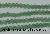 CAJ400 15.5 inches 4mm round green aventurine beads wholesale