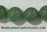 CAJ407 15.5 inches 18mm round green aventurine beads wholesale