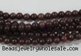 CAJ450 15.5 inches 4mm round purple aventurine beads wholesale