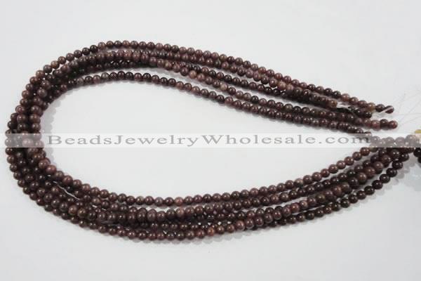 CAJ450 15.5 inches 4mm round purple aventurine beads wholesale