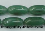 CAJ53 15.5 inches 12*26mm rice green aventurine jade beads wholesale