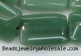 CAJ54 15.5 inches 22*30mm rectangle green aventurine jade beads wholesale