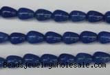 CAJ571 15.5 inches 6*8mm teardrop blue aventurine beads wholesale