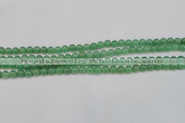 CAJ602 15.5 inches 8mm round A grade green aventurine beads