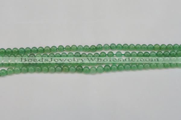 CAJ611 15.5 inches 6mm round AA grade green aventurine beads