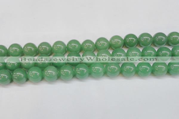 CAJ617 15.5 inches 18mm round AA grade green aventurine beads