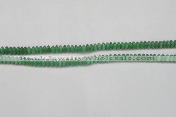 CAJ629 15.5 inches 4*8mm rondelle green aventurine beads