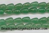 CAJ630 15.5 inches 6*9mm teardrop green aventurine beads